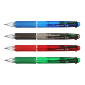 Ручка шариковая 4в1 ZiBi (черный, синий, зеленый, красный) (ZB.2103)