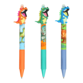 Ручка гелевая Пиши-стирай ZiBi DINO 0.5мм синяя (ZB.2213-99)