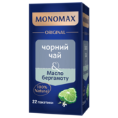 Чай чорний Мономах 22 пакетики Бергамот (mn.02288)
