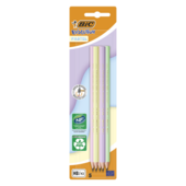 Олівець чорнографітний HB BIC Ecolution Pastel в блістері 5 шт (bc518980)