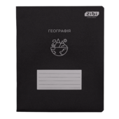 Зошит предметний з географії Zibi Black у клітинку 48 аркушів (ZB.1700-06)