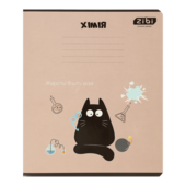 Тетрадь предметная по химии Zibi Crazy Cat в клетку 48 листов (ZB.1703-04)