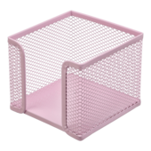 Бокс для бумаги Buromax Pastel металлический, розовый (BM.6215-10)