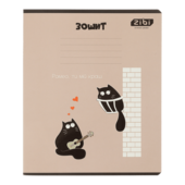 Тетрадь ученическая общая Zibi Crazy Cat в клетку 48 листов (ZB.1703-26)