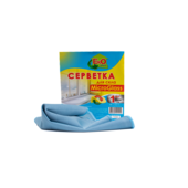 Салфетка микрофибра для стекла 30х30 1шт ЕКО+ (ec.21422)