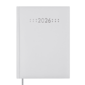 Ежедневник датированный 2026 Buromax Classic из бумвинила А5 336 страниц белый (BM.21121-12)