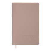 Еженедельник датированный 2026 Buromax Light Morandi А5 из искусственной кожи 136 страниц какао (BM.2712-40)