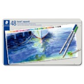 Олівці кольорові акварельні Staedtler Karat (48шт/упак) в металевому футлярі (ST.125 M48)