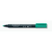 Перманентный маркер STAEDTLER Lumocolor Permanent Compact, зеленый, 1-2 мм (342-5)