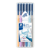 Набор фломастеров STAEDTLER triplus my colours Hygge, 6 цветов, 1 мм (ST.323SB6CS1202)