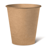 Стакан паперовий крафтовий 175 мл, 50 шт/уп, 2 упаковки (CUP175 Kraft.2)