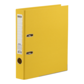 Папка-регистратор BUROMAX Ideal А4 50/55 мм, двусторонняя, желтая (BM.3020-08с)
