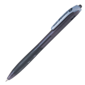 Ручка шариковая автоматическая Pilot Rexgrip, 0,5 мм, черная, с грипом (BPRG-10R-B)