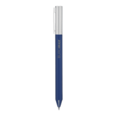 Ручка гелевая автоматическая Buromax Prestige Silver 0.5 мм, синие чернила, синяя (BM.83102-02)