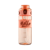 Бутылка для воды 500 мл, персиковая, Zibi Hello (ZB.3030-46)