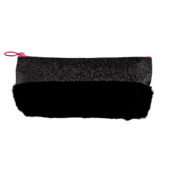 Пенал Zibi Fluffy, 20х8,5х4 см, черный (ZB20.0005-01)