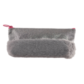 Пенал Zibi Fluffy, 20х8,5х4 см, серый (ZB20.0005-09)