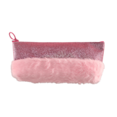 Пенал Zibi Fluffy, 20х8,5х4 см, розовый (ZB20.0005-10)
