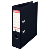 Папка-регистратор Esselte No.1 Power А4 75мм, черная (811370)