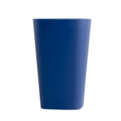 Стакан пластиковый для письменных принадлежностей (творчества) Arnika квадратный 8х8х11,7 см Синий (81663)