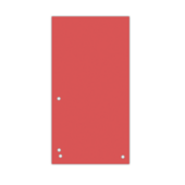 Индекс-разделитель Donau, 105х230 мм, 100 шт, картон, красный (8620100-04PL)
