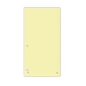 Индекс-разделитель Donau, 105х230 мм, 100 шт, картон, желтый (8620100-11PL)