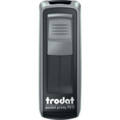 Кишенькова оснаска для штампа Trodat Pocket Printy 9511 сіра 38х14 мм