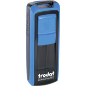 Карманная оснаска для штампа Trodat Pocket Printy 9512 синяя 47х18 мм