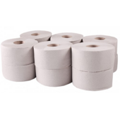 Бумага туалетная Tischa Papier Джамбо Basic 135 м на гильзе 12 рул/уп (B101)