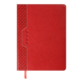 Ежедневник датированный 2022 Buromax VIENNA А5 L2U красный 336 с (BM.2111-05)
