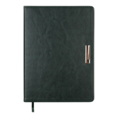 Ежедневник датированный 2026 SALERNO, А5, зелёный 336 с (BM.2133-04)