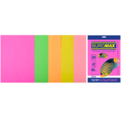 Набор цветной бумаги Buromax, А4, 80г/м2, NEON, 5 цветов, 20 листов (BM.2721520-99)