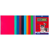 Набор цветной бумаги Buromax, А4, 80г/м2, DARK+INTENSIV, 10 цветов, 50 листов (BM.2721950-99)