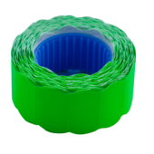 Цінник Buromax 22 * 12мм (500шт, 6м), фігурний, зовнішнє намотування, зелений (BM.282201-04)