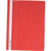 Скоросшиватель пластиковый Buromax, А4, PP, красный (BM.3311-05)