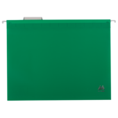 Файли підвісні Buromax, А4, пластик, зелений (BM.3360-04), 12 шт