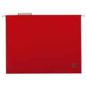 Файлы подвесные Buromax, А4, пластик, красный (BM.3360-05), 12 шт