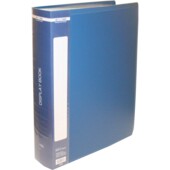 Папка з 100 файлами в чохлі Buromax, А4, синій (BM.3633-02)