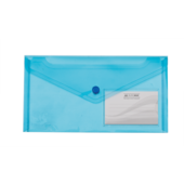 Папка-конверт на кнопке Buromax Travel, DL (240x130 мм), синий (BM.3938-02)