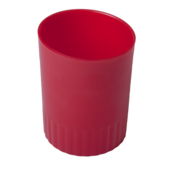 Стакан пластиковый для письменных принадлежностей Buromax Jobmax, красный (BM.6351-05)