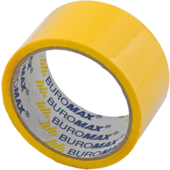 Клейкая лента упаковочная Buromax, 48 мм, 35 м, 45 мкм, желтый (BM.7007-08)