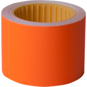 Ценник Buromax, 50*40мм, (100шт, 4м), прямоугольный, внешняя намотка, оранжевый (BM.282112-11)