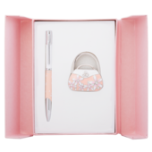 Набор подарочный Langres Sense (ручка шариковая и крючок для сумки) Розовый (LS.122031-10)