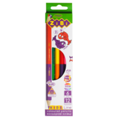 Карандаши цветные ZiBi Kids Line Double 12 цветов (ZB.2462)