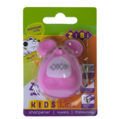 Точилка ZiBi Kids Line Мышка, с контейнером, 1 отв. в блист., розовый (ZB.5521-5)