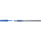 Ручка шариковая BiC Round Stic Exact овальный корпус с резиновым грипом Синяя (bc918543)