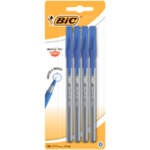 Ручка Bic Round Stic Exact синяя 4шт в блистере (bc932857)