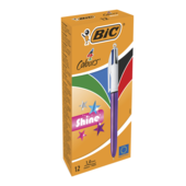 Ручка Bic 4 in 1 Colours Shine Purple фиолетовая (bc951351)