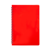 Тетрадь для записей Buromax Gloss А5 80 л. в клетку с пластиковой обложкой Красный (BM.24552151-05)