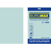 Бумага цветная Buromax Euromax А4, 80г/м2, PASTEL, голубой, 20л. (BM.2721220E-14)